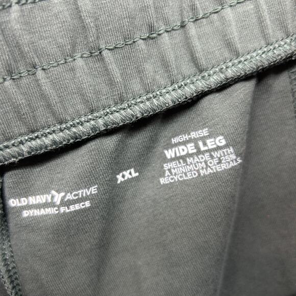 Old Navy Active Dynamic Fleece High Rise Wide Leg Plus Size XXL Cargo Athleisure - Picture 6 of 6